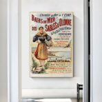 vintage poster les sables dolonne
