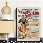 vintage poster les sables dolonne