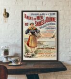vintage poster les sables dolonne