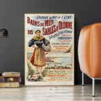 vintage poster les sables dolonne