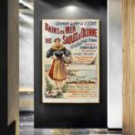 vintage poster les sables dolonne