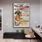 vintage poster les sables dolonne