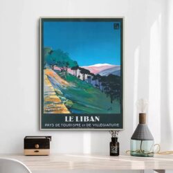vintage poster lebanon
