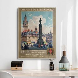 vintage poster lille