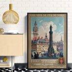 vintage poster lille