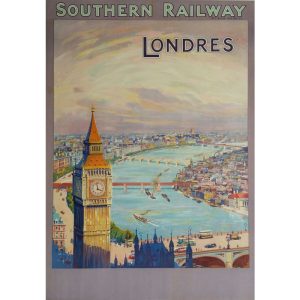 vintage london poster