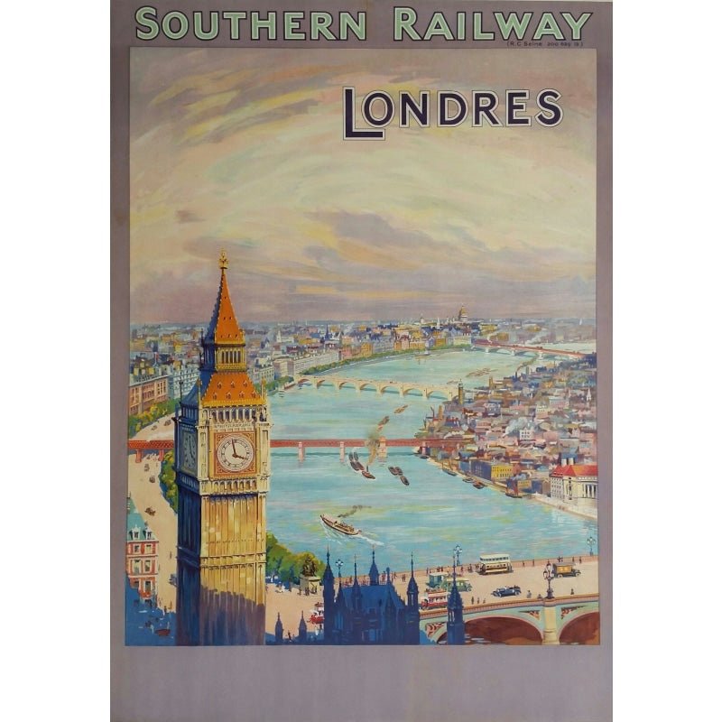 vintage london poster vintage london poster