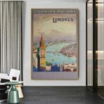 vintage london poster