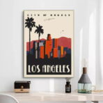 vintage poster los angeles
