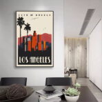 vintage poster los angeles