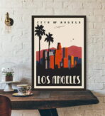vintage poster los angeles