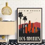 vintage poster los angeles