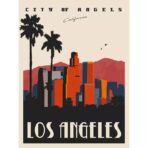 vintage poster los angeles