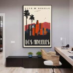 vintage poster los angeles