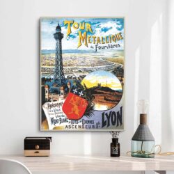 vintage poster lyon