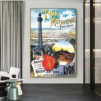vintage poster lyon