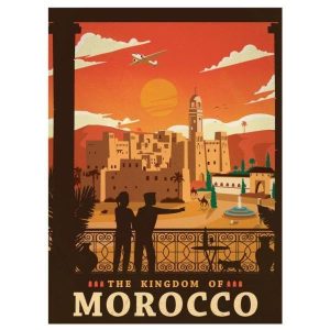 vintage morocco poster