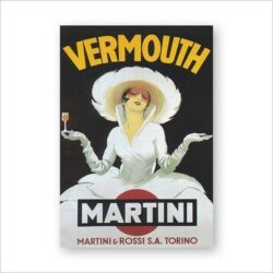 vintage martini poster