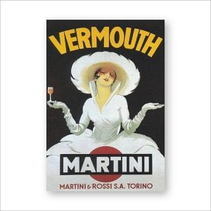 vintage martini poster