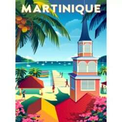 poster vintage martinique