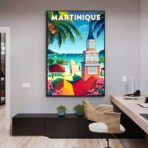 poster vintage martinique