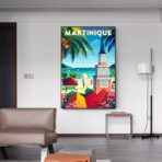 poster vintage martinique