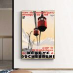 vintage poster megeve