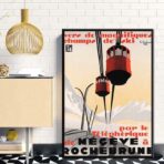 vintage poster megeve
