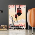 vintage poster megeve