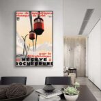 vintage poster megeve