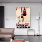 vintage poster megeve