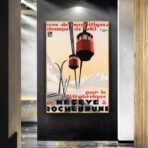 vintage poster megeve
