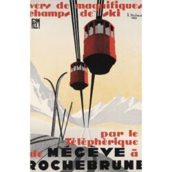 vintage poster megeve