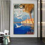vintage chin poster