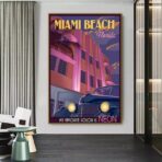 vintage poster miami