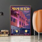 vintage poster miami