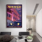 vintage poster miami