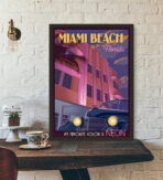 vintage poster miami