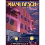 vintage poster miami