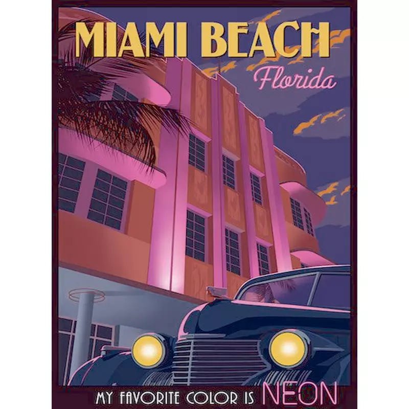 vintage poster miami vintage poster miami