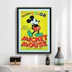 vintage mickey poster