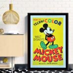 vintage mickey poster