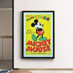 vintage mickey poster