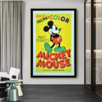 vintage mickey poster