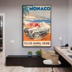 vintage monaco poster