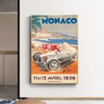 vintage monaco poster