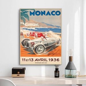vintage monaco poster