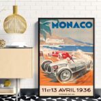 vintage monaco poster