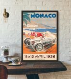 vintage monaco poster