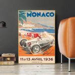 vintage monaco poster